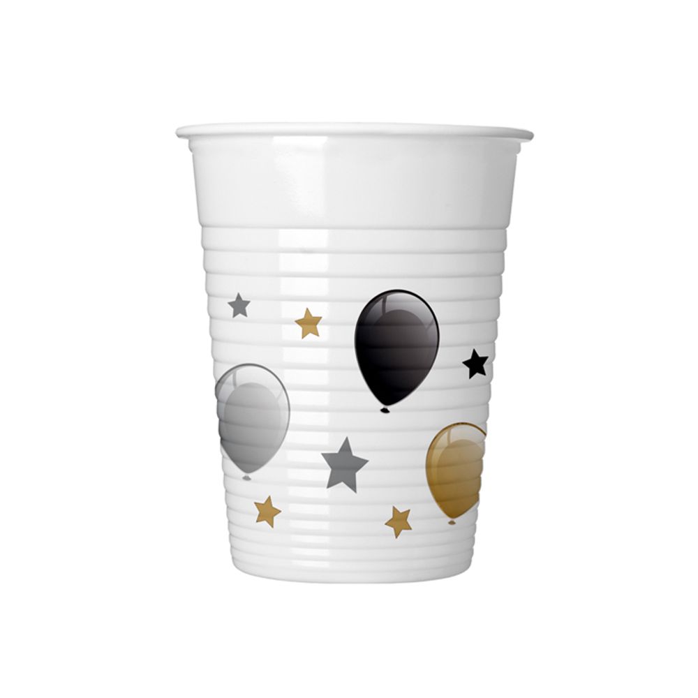 88862 Plastične čaše Baloni 200ml, 8kom slika 1
