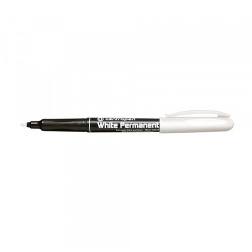 Permanentni marker Centropen 2686 beli slika 1