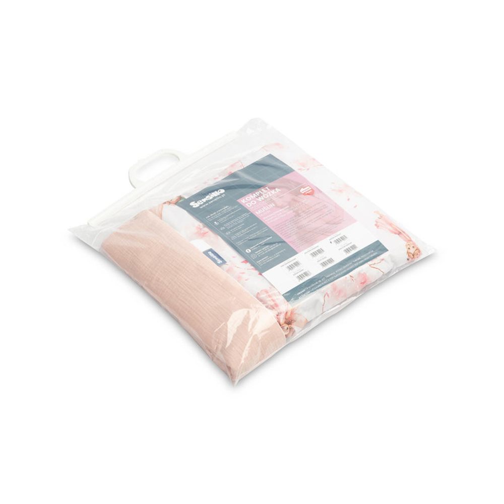 Set kolica od muslin - fairy pink slika 4