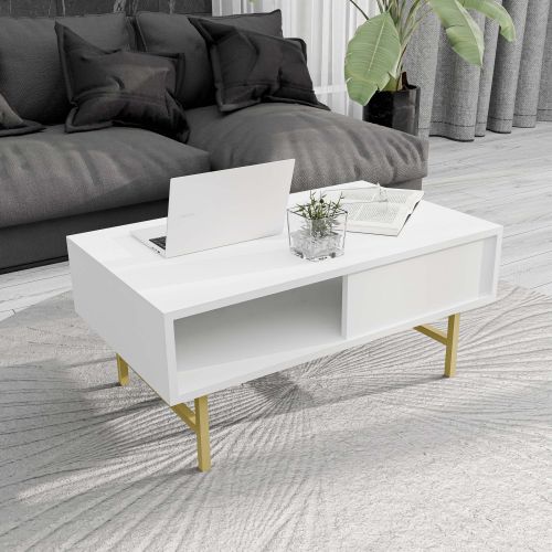 Style 4222 White Coffee Table slika 4