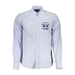 LA MARTINA MEN'S LONG SLEEVE SHIRT BLUE