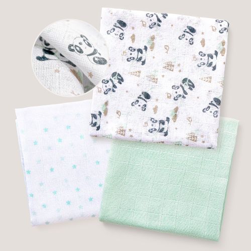 Tetra pelene Interbaby Panda Mint 80x80 - 3 kom slika 11