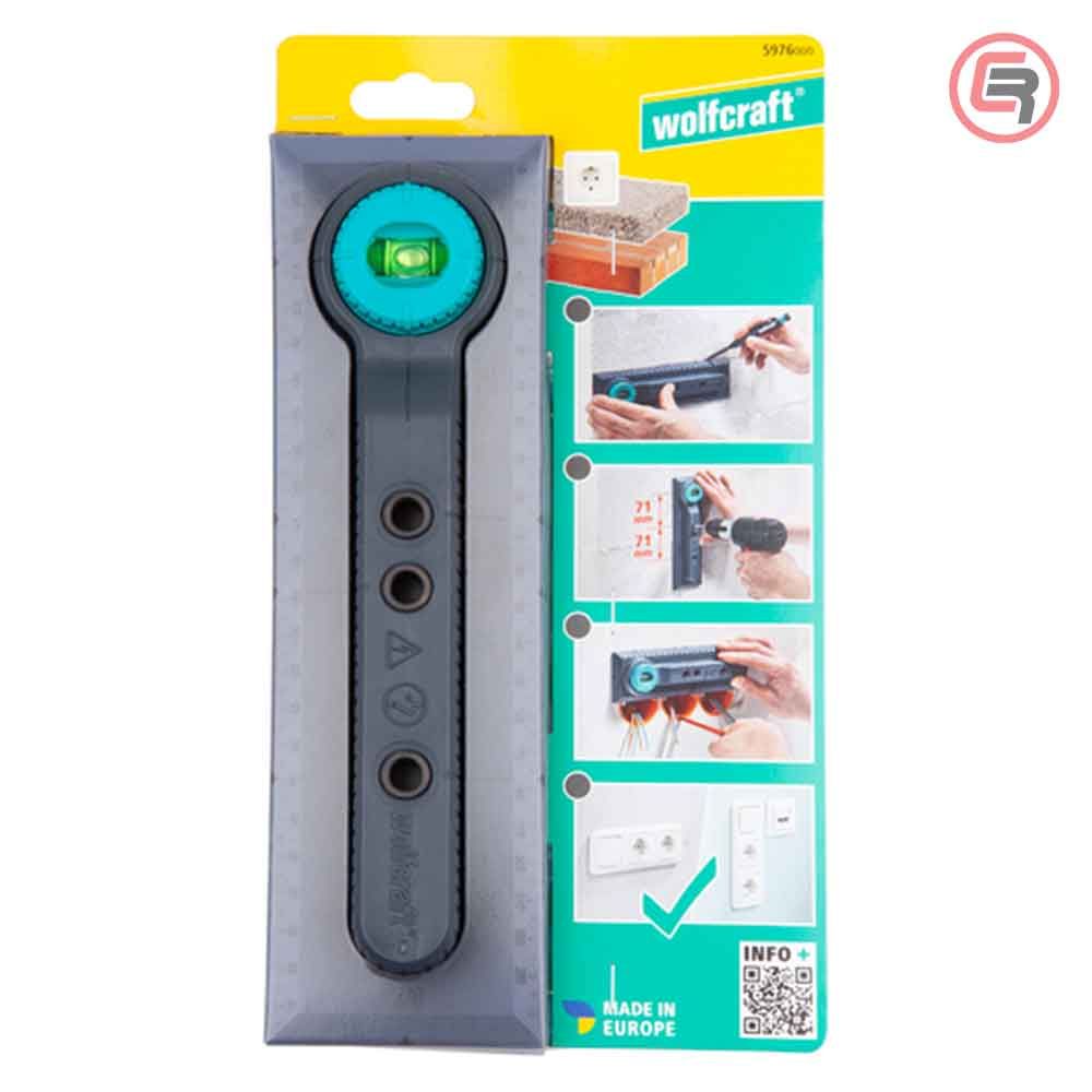Wolfcraft Šablon Za Bušenje Rupa Za Utičnice ELEKTRO - 5976000 slika 7