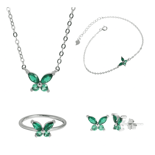 J&B Jewellery 943 Srebrni set slika 1