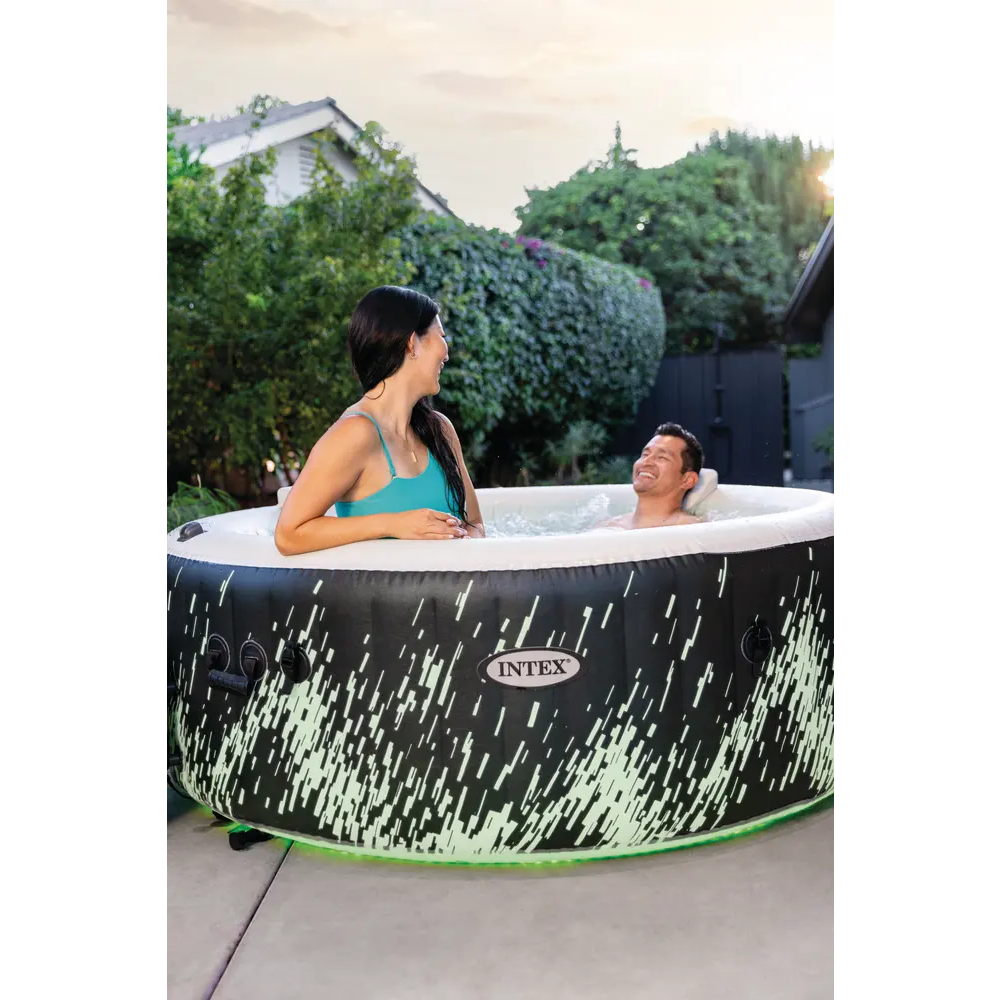 Intex bazen hidromasažni okrugli, 196x71cm Glow Deluxe 28494NP slika 7