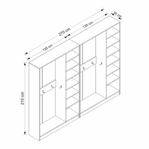 Kale - 8123 White Hall Stand slika 4