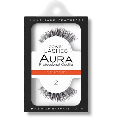 AURA Power Lashes veštačke trepavice 02 Cat Mystic slika 1