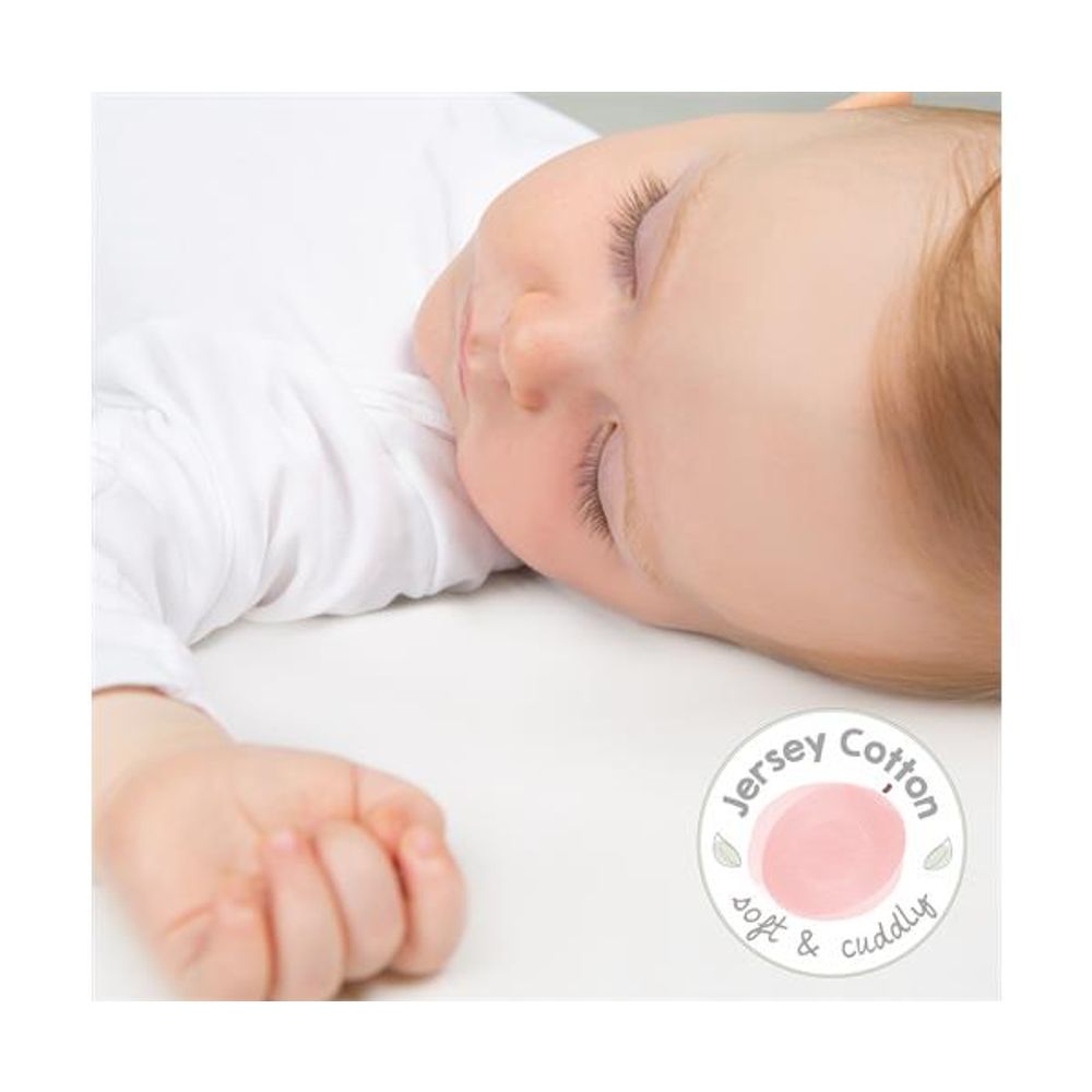 Roba Kids Plahta na gumu Safe ASleep 140x70cm, Bijela slika 3