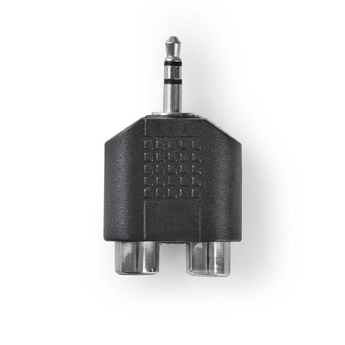 Adapter NEDIS, 3.5mm TRS (M) na 2x RCA (Ž), bulk slika 1