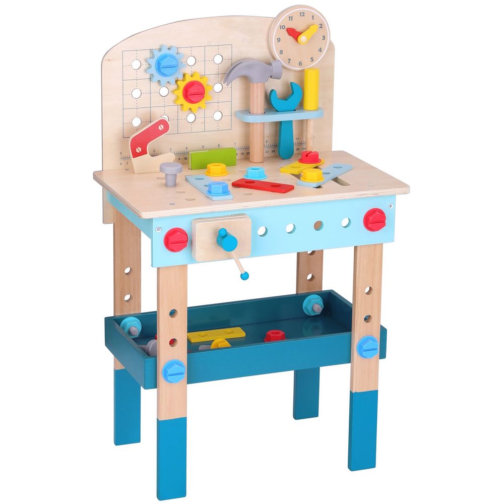 Tooky igračka drveni stol za DIY radionicu slika 4