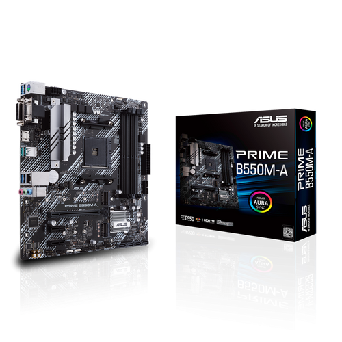 ASUS PRIME B550M-A, DDR4, SATA3, USB3.2Gen2, HDMI, AM4 mATX slika 1