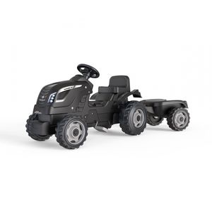 SMOBY traktor s prikolicom 142 x 44 x 55 cm crni 710131