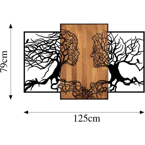 Wallity Tree Love - 312 Black
Walnut Decorative Wooden Wall Accessory slika 7