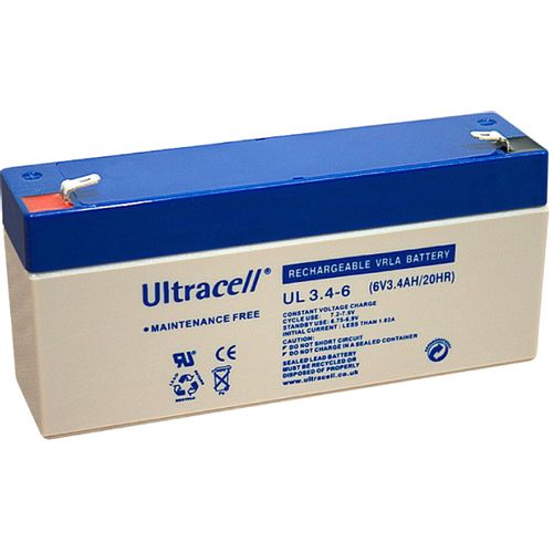 6V/3,4-Ultracell Žele akumulator Ultracell 3,4 Ah slika 1