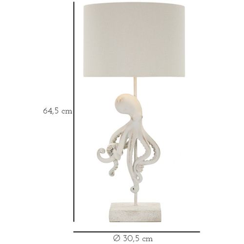 Mauro Ferretti Stolna svjetiljka OCTOPUS WHITE Ø 30,5X64,5 cm slika 6