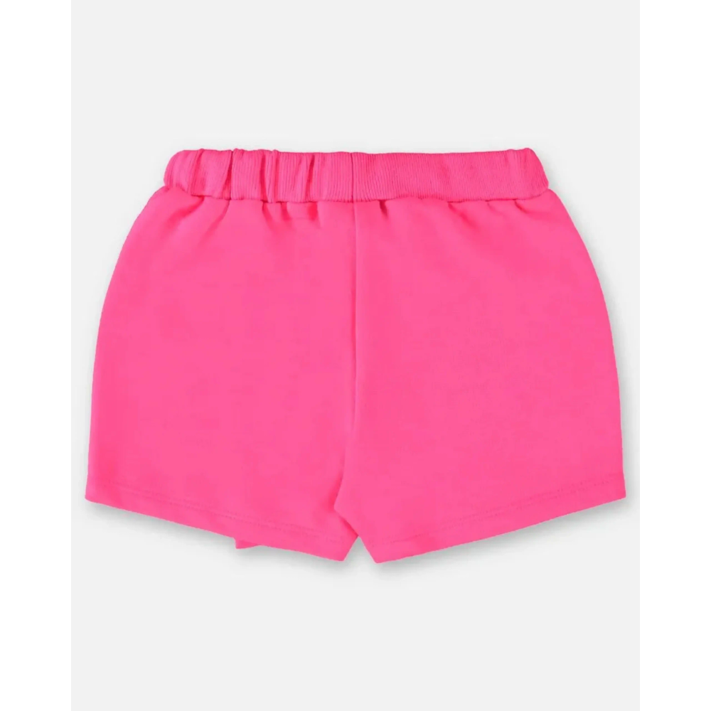 Up Baby šorc-suknjica za djevojčice, neon pink slika 2