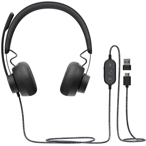 LOGITECH ZONE WIRED UC GRAPHITE - EMEA slika 1