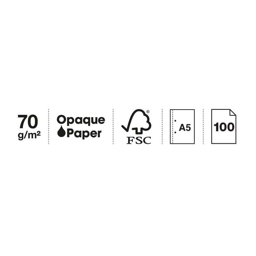 Bilježnica Miquelrius A5 Botanical Flora Mediterranean 100L 70g/m2 čista MR4422 slika 6