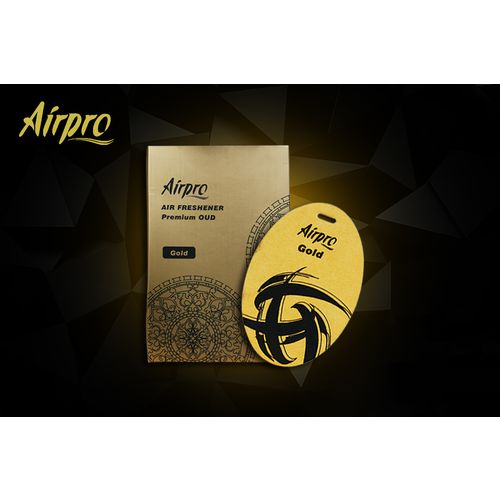 Airpro Mirisni osveživač za kola Paper Gold set 3 kom slika 1