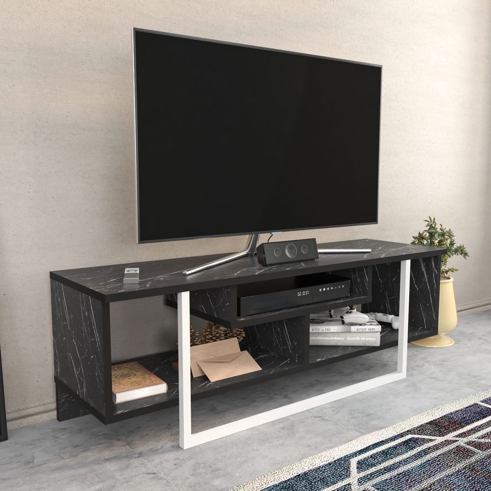 TV stalak Asal 120 - Crni i bijeli slika 2