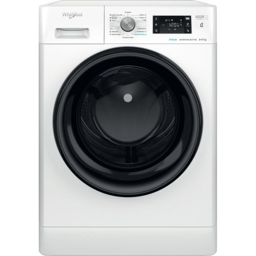 Whirlpool FFWDB 864349 BV EE Mašina za pranje i sušenje veša, 8 kg/6 kg, 1400 rpm, Steam, Inverter motor, Dubina 54 cm slika 1