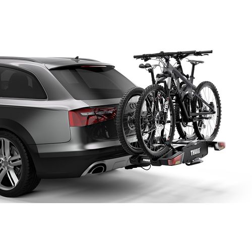 Thule EasyFold XT 2, 933B nosač bicikla na kuku crni za 2 bicikla s torbom slika 11