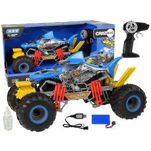 Buggy na daljinsko upravljanje Shark Terrain 1:10 2.4G Blue 15 km/h - šareni