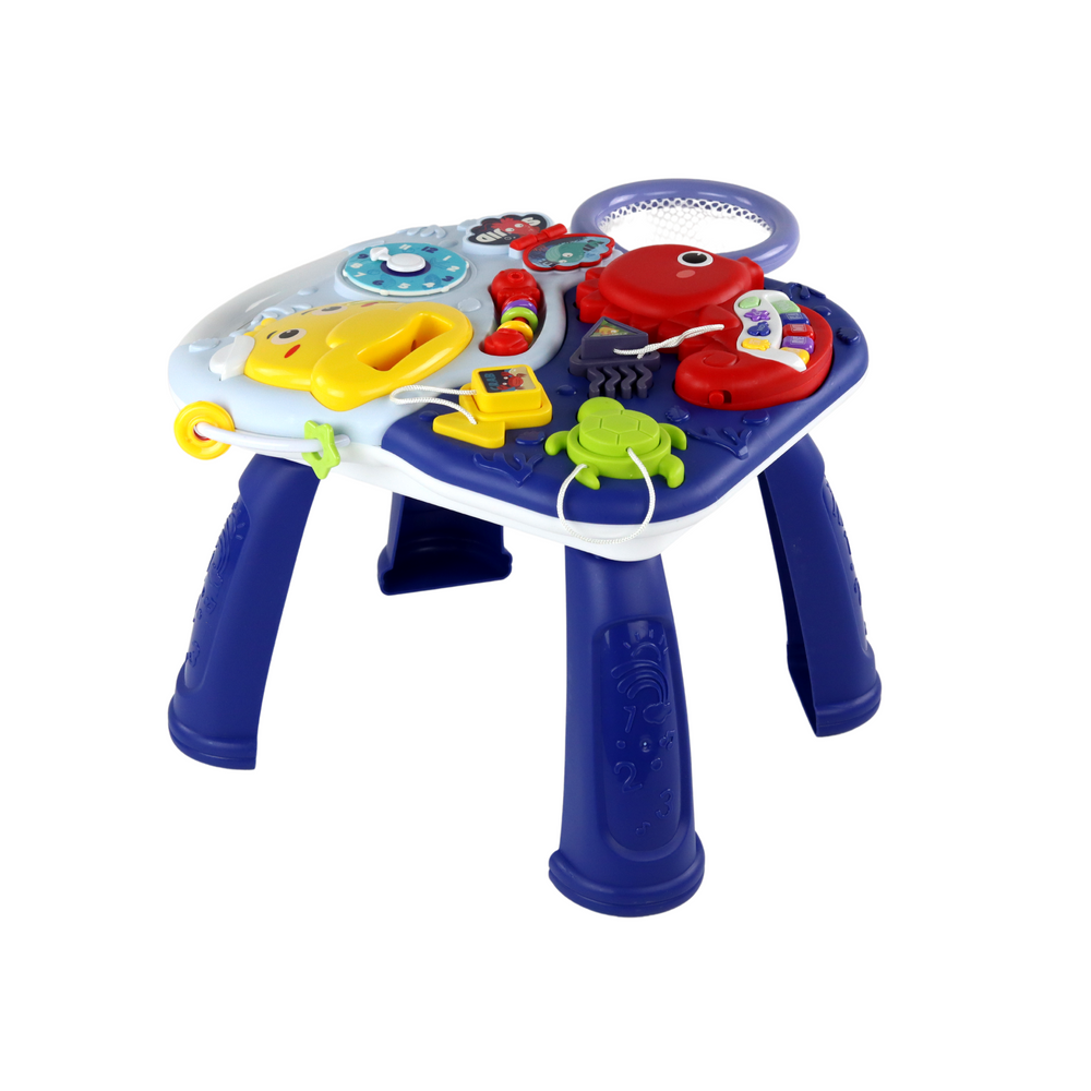 Edukativni stol 2in1 s morskim motivima i košom 32cm×25.5cm×23cm slika 2