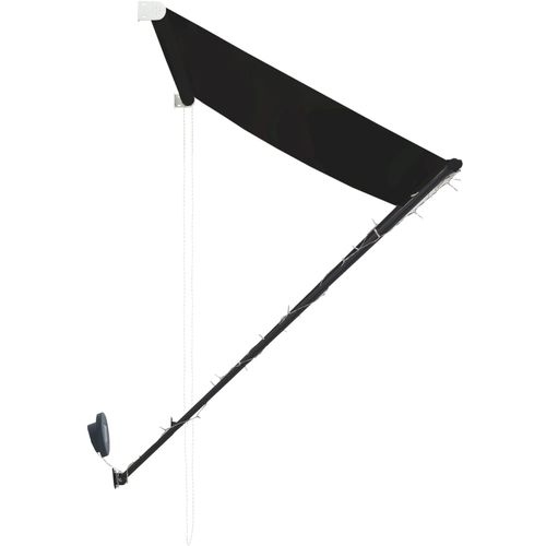 Tenda na uvlačenje s LED svjetlima 250 x 150 cm antracit slika 39