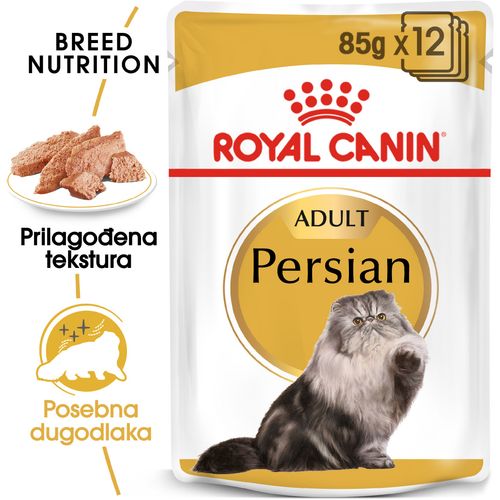 ROYAL CANIN FBN Persian, potpuna i uravnotežena mokra hrana za mačke, pašteta, specijalno za odrasle perzijske mačke starije od 12 mjeseci, 12x85 g slika 6