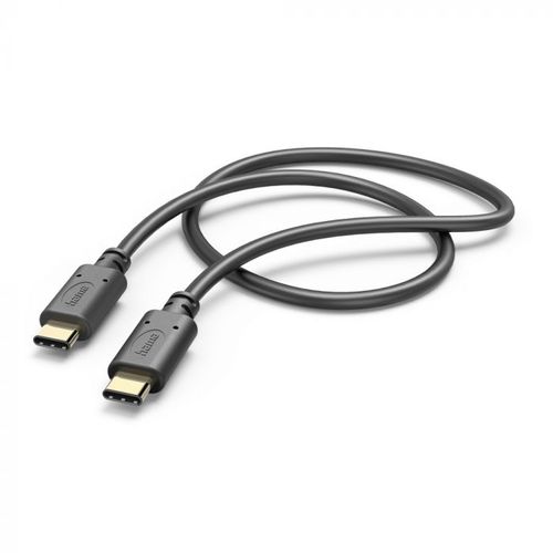 Hama kabl za punjenje i prenos podataka, USB Type-C-USB Type-C, 1m crni slika 2