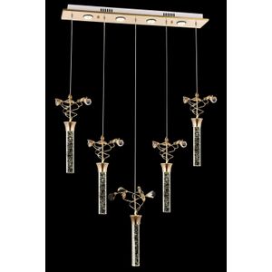 AV-1753-5SY Yellow Chandelier