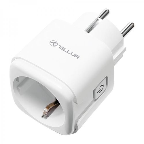 Tellur Smart WiFi AC dual plug, energy reading, 16A, 3680W, bijela slika 4