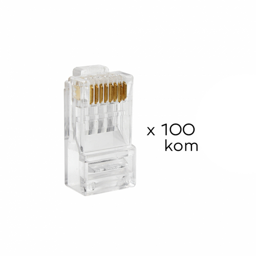 Konektor RJ45 CAT6 8P8C JWD-AD81 100 kom slika 1