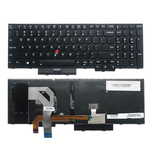 Tastatura za laptop Lenovo IBM ThinkPad T570 T575 T580 P51S P52S sa gumbom sa pozadinskim slika 1