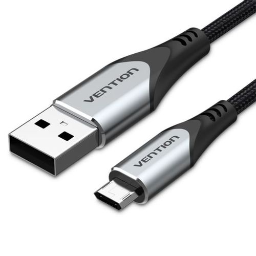 Vention USB 2.0 A Male to Micro-B Male Cable 2M Gray slika 1