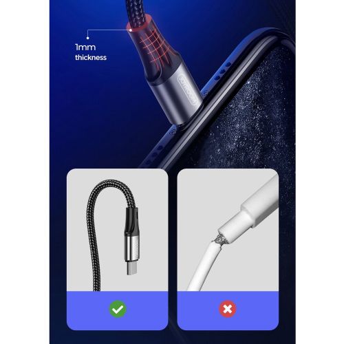 Joyroom USB - USB Type-C kabel 3 A 150 cm crveni slika 5