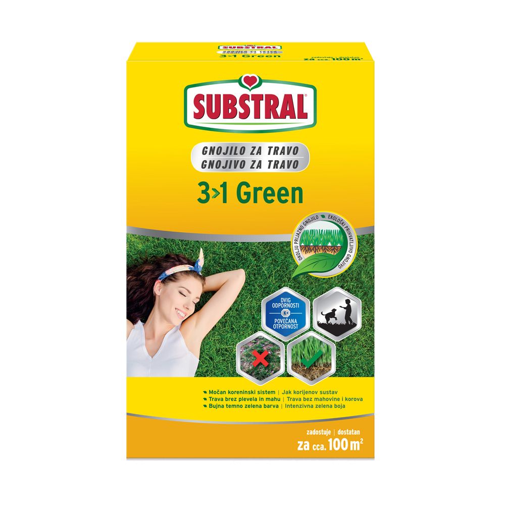 Substral gnojivo za travu 3u1 2kg slika 1