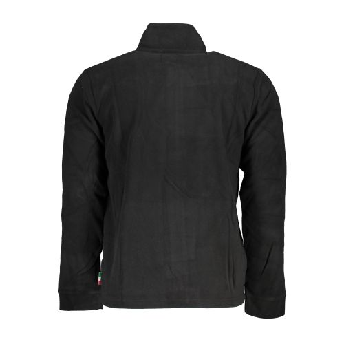 GIAN MARCO VENTURI MEN'S BLACK ZIP SWEATSHIRT slika 2