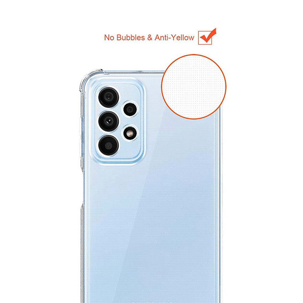 Clin Anti Shock zaštitna maskica za Samsung Galaxy A37 5G - prozirna slika 3