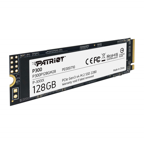 SSD M.2 NVMe 128GB Patriot P300 1600MBs/600MBs P300P128GM28US slika 3