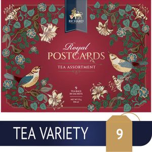 Richard Royal Postcard Tea Assortment_Royal Spring - Kombinacija čajeva, 17.1g  RED