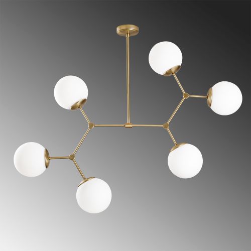 Damar - 6327 YellowWhite Chandelier slika 4