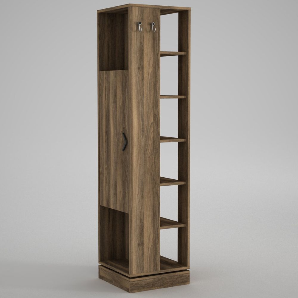 Hall Stand Roll - Ormar za hodnik u boji orah slika 5