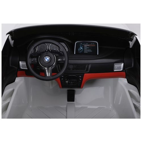 Licencirani BMW X6 M bijeli - dvosjed - auto na akumulator slika 8