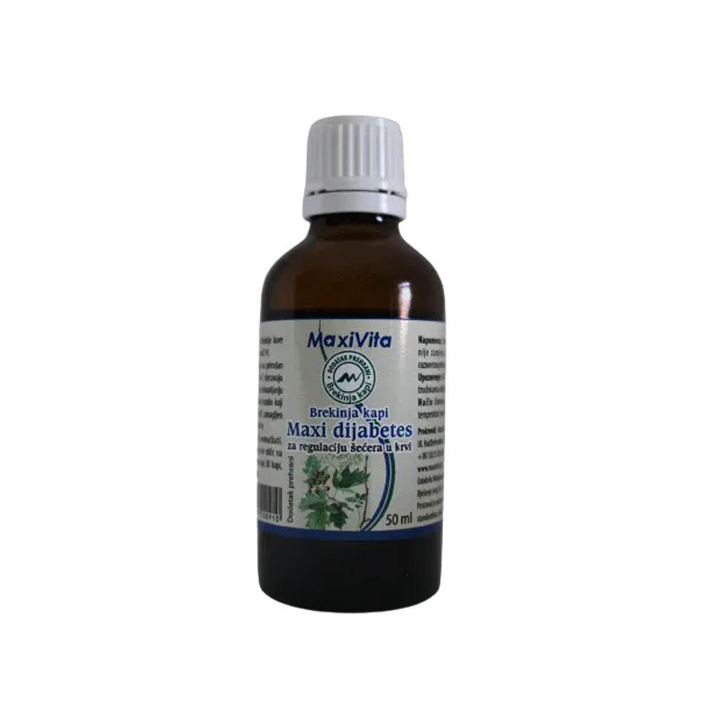 MAXIVITA BREKINJA KAPI 50ML - Prirodni Regulator Šećera u Krvi slika 1