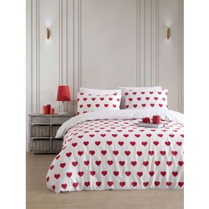 Satin set za pokrivač s jednim pokrivačem (FR) Chole, boja: bijela