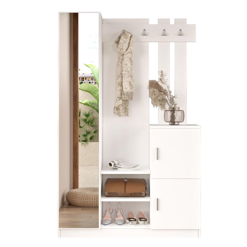 Hall Stand Dd7-W - Bijela slika 5