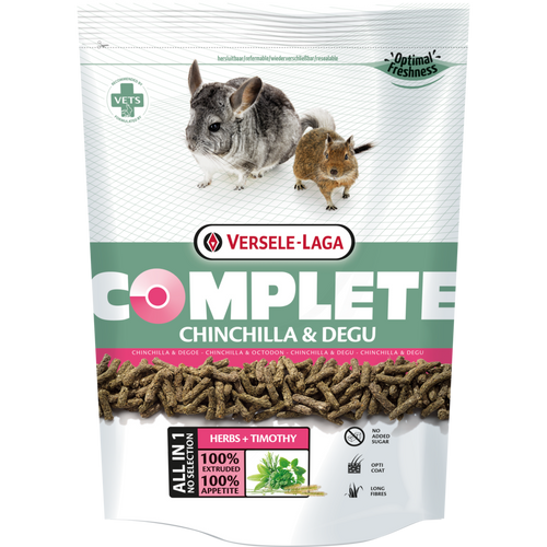 Versele-Laga Complete CHINCHILLA&DEGU 500 g, hrana za činčilu i degua slika 1