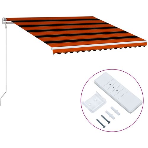 Tenda na automatsko uvlačenje 400 x 300 cm narančasto-smeđa slika 43